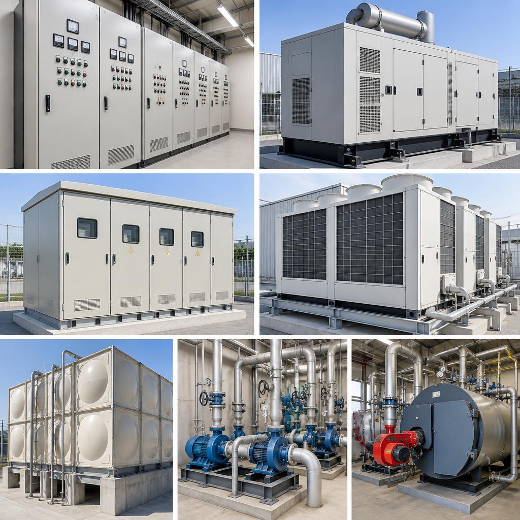 制御盤から発電機まで。多様な設備の搬入・据付に対応
